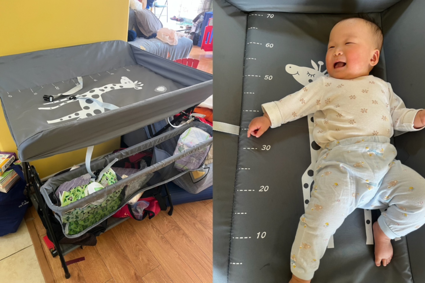 Baby Changing Table with Storage