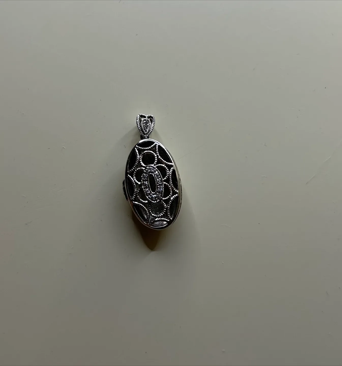 925 Silver Oval Locket Pendant thumbnail