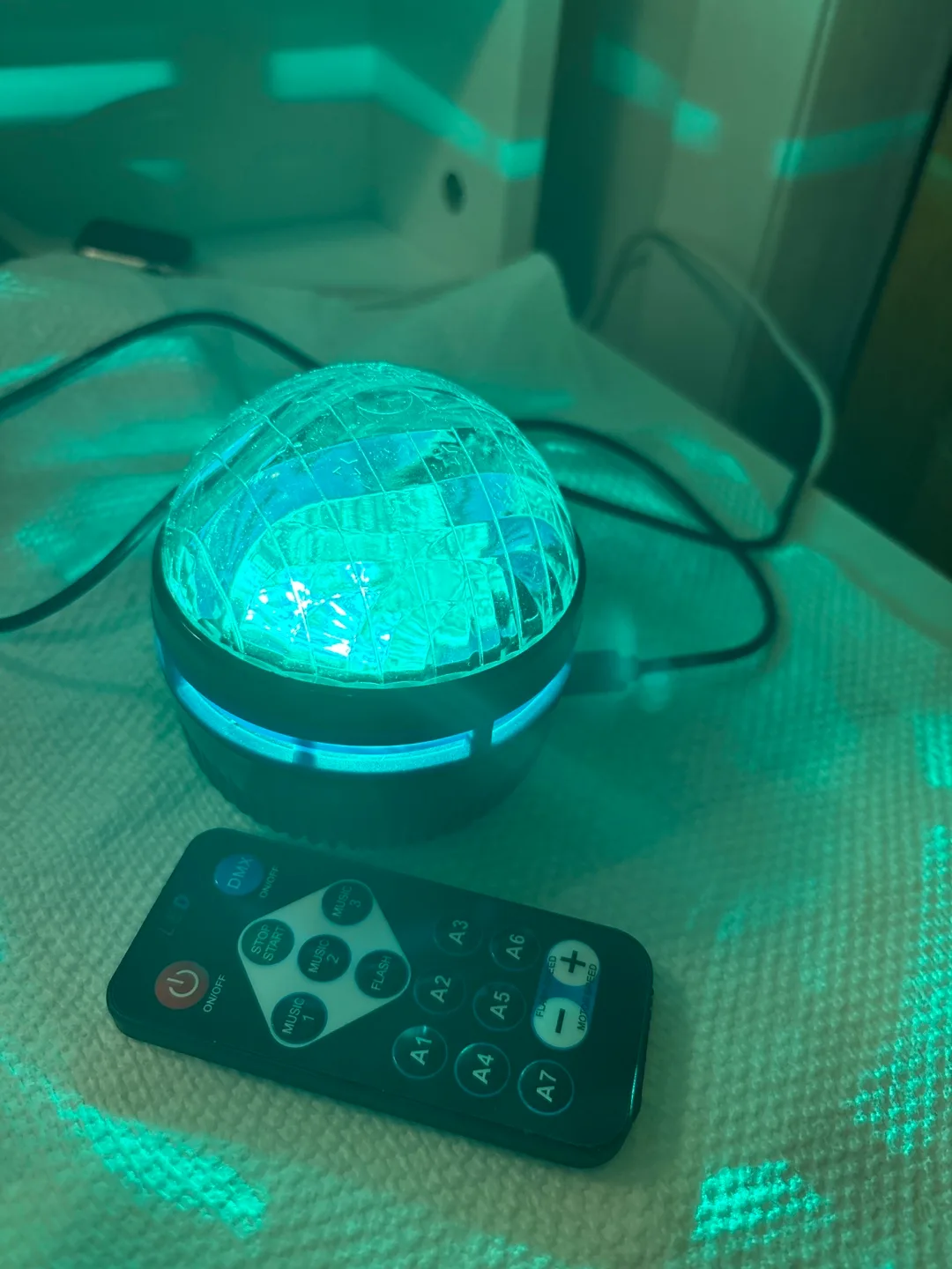 Disco Ball Party Light with Remote 🥕💚 image indicator(2)