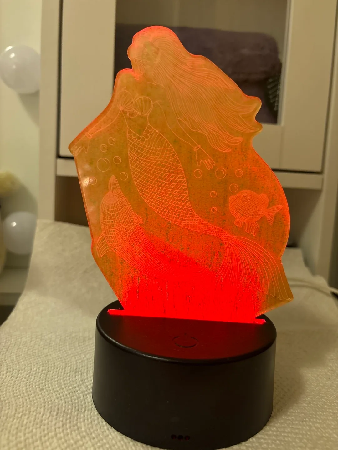 Mermaid LED Color Changing Night Light 🥕💚 image indicator(4)
