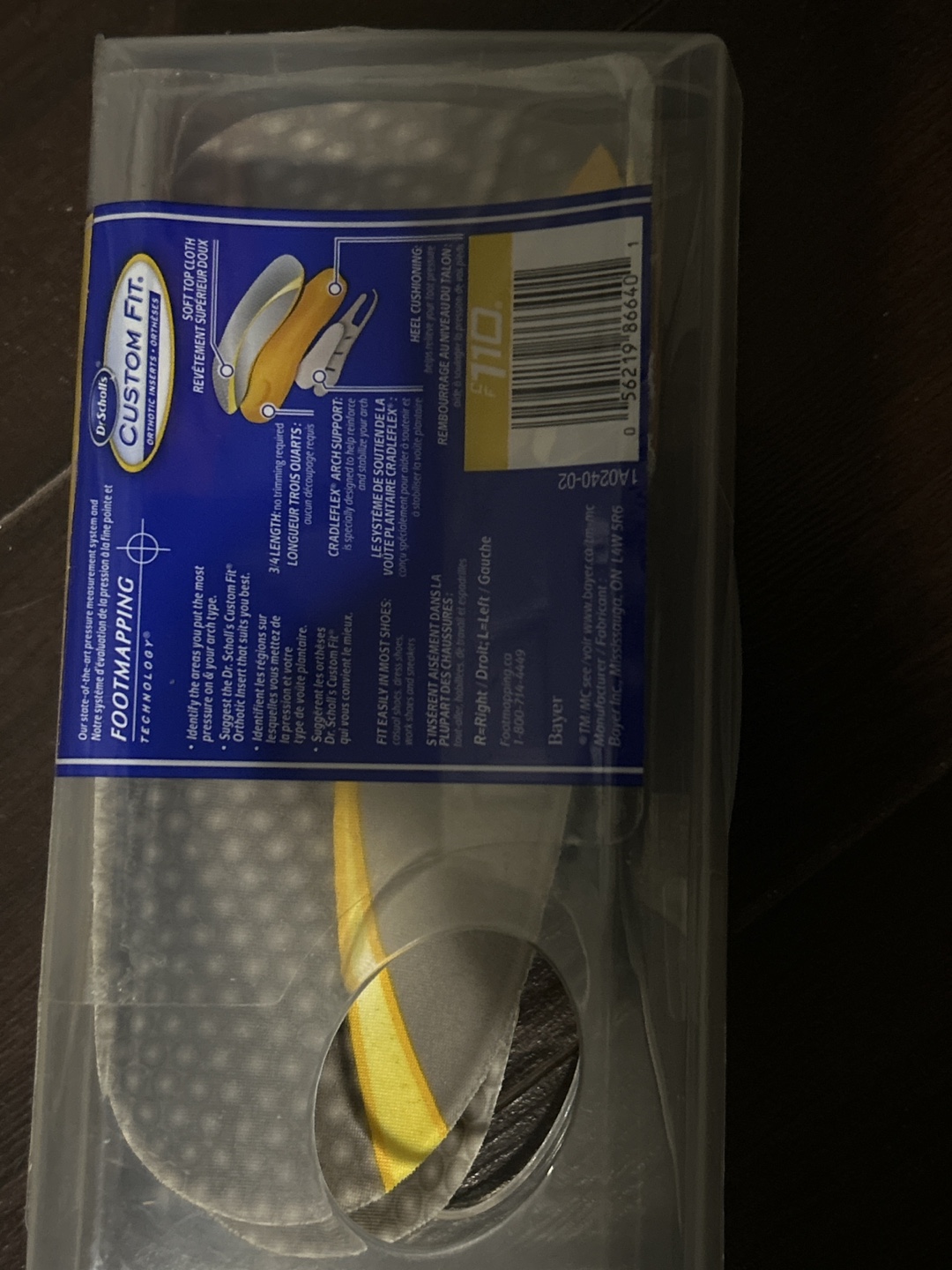 Dr. Scholl's Custom Fit Orthotic Inserts F110 - New - photo 2