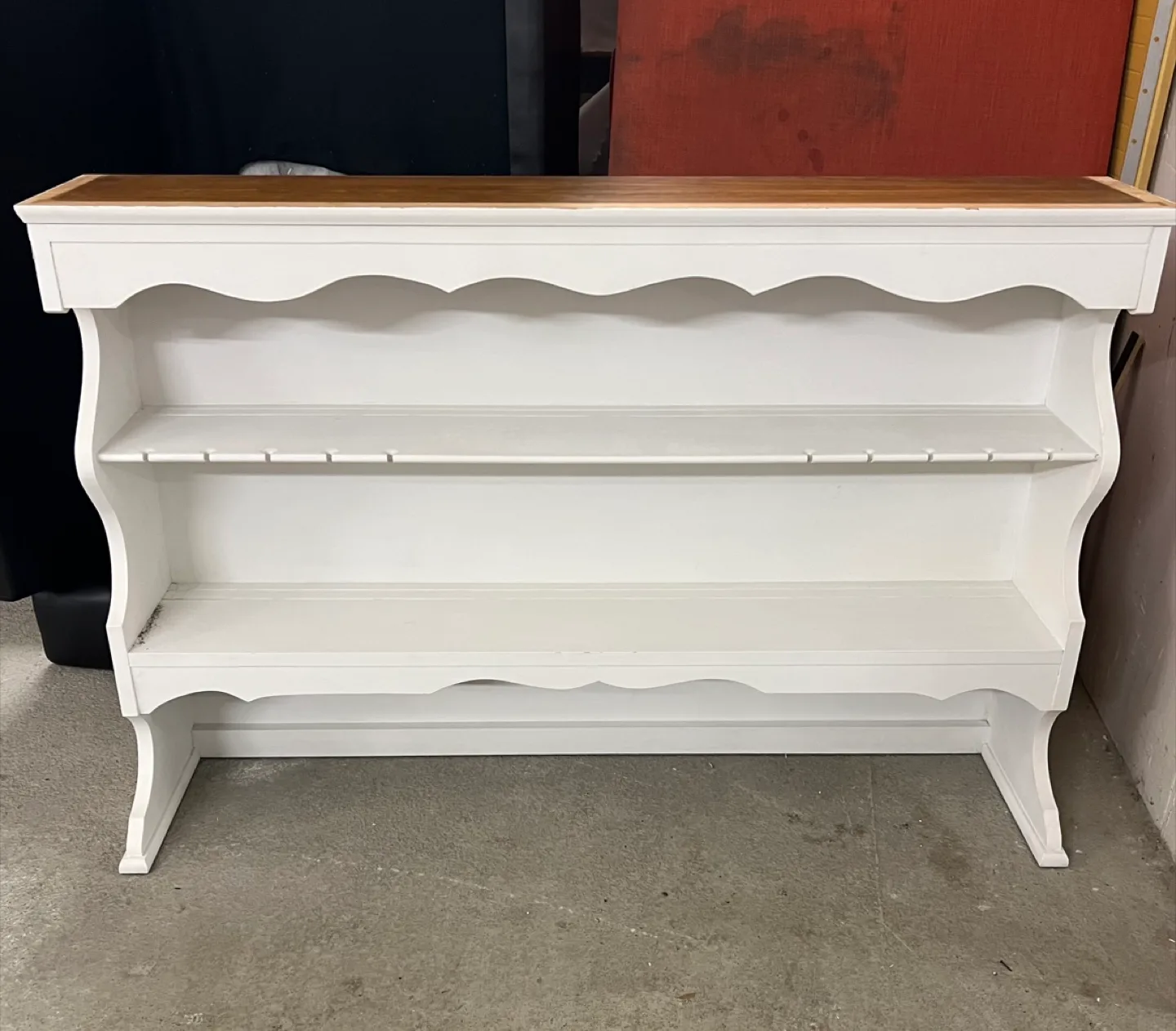 White Hutch Wooden Top thumbnail