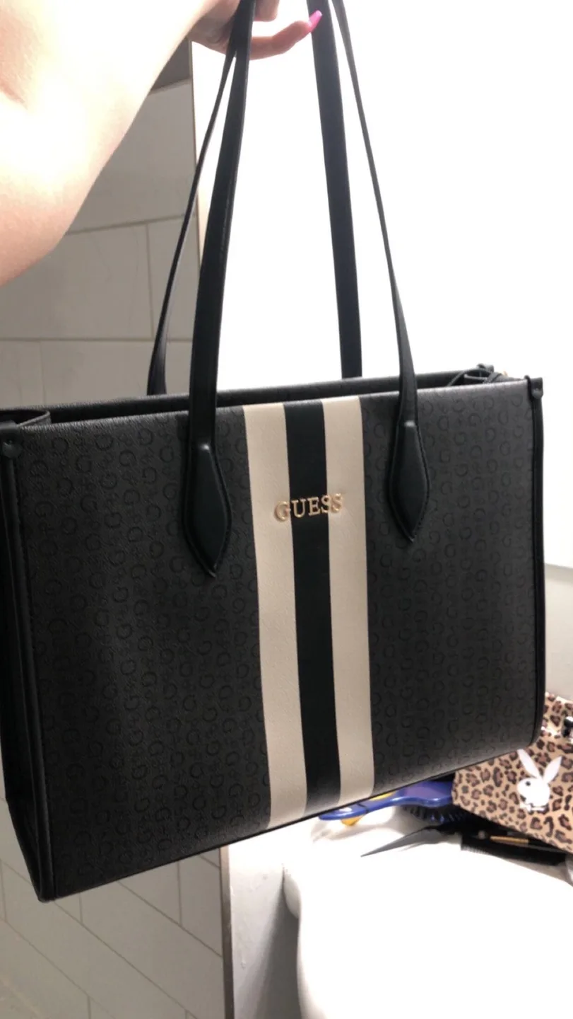 Guess Tote Bag - Black & White thumbnail