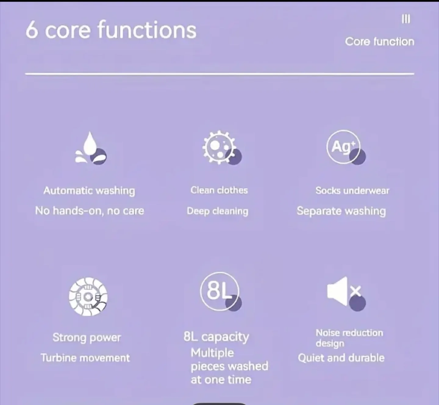 Portable Folding Washing Machine - New image indicator(5)