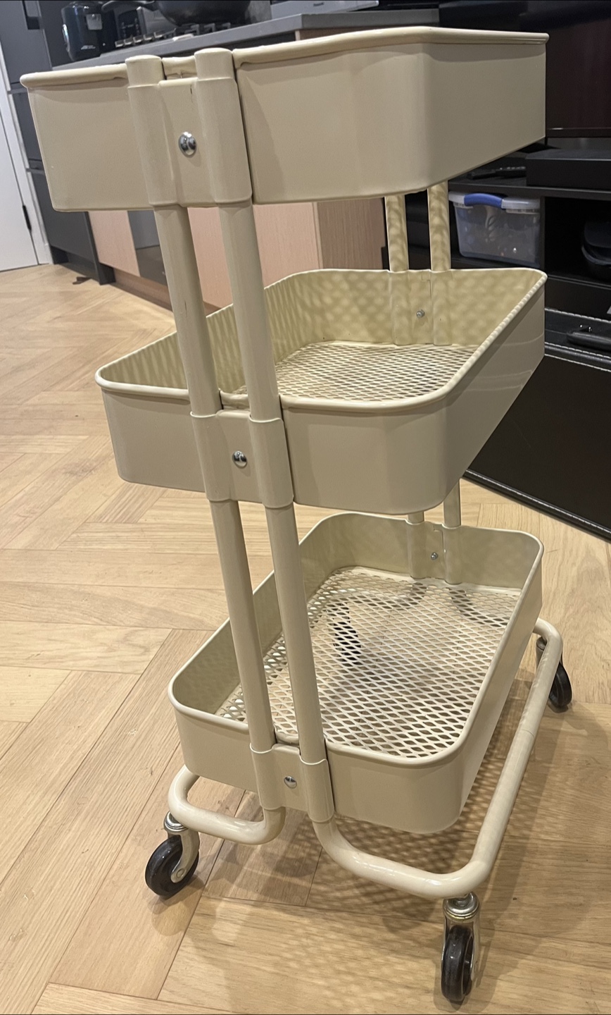 3 Tier Metal Utility cart - photo 2