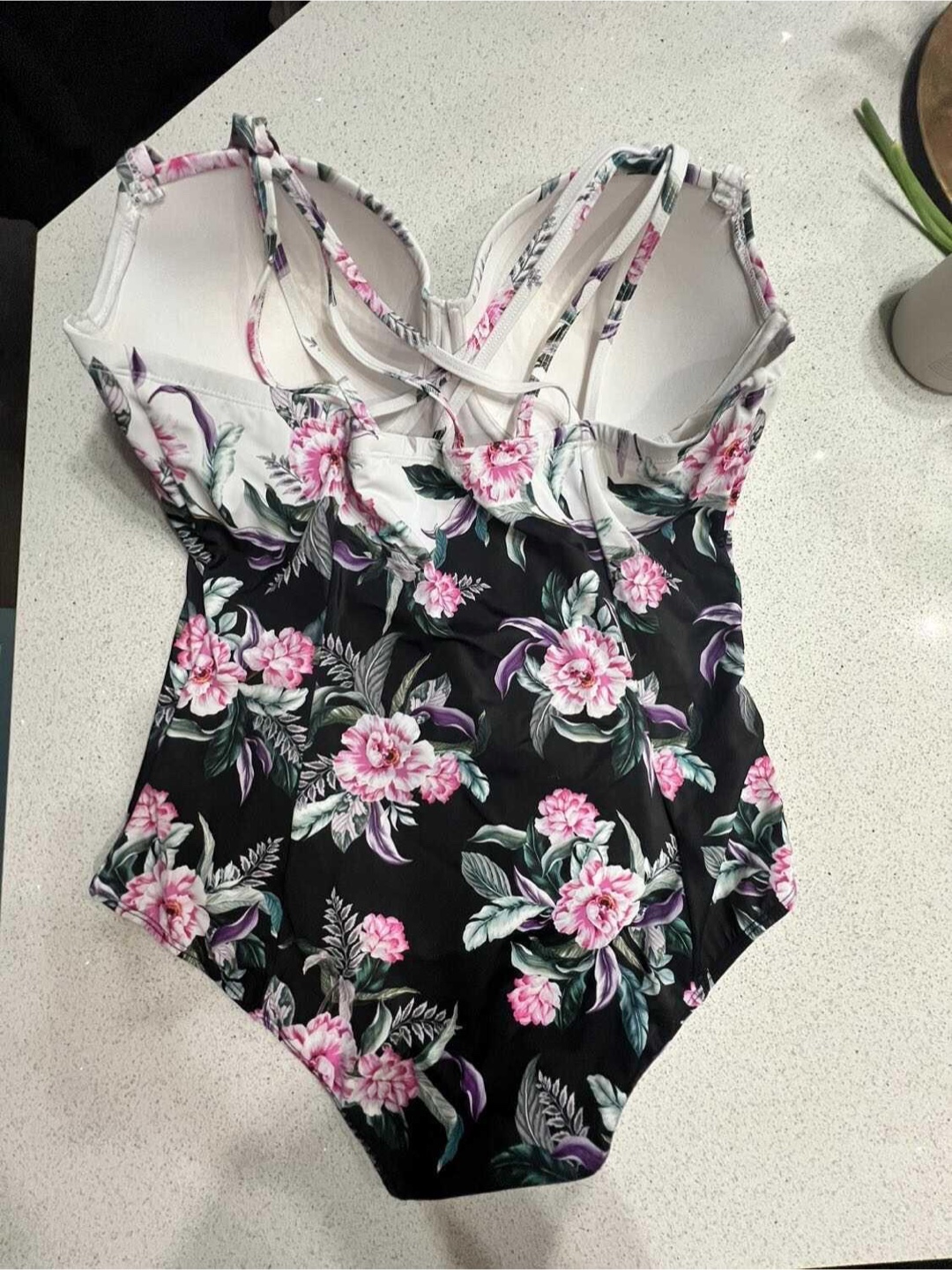 🧡 Torrid Floral Swimsuit - Size 1 - photo 2