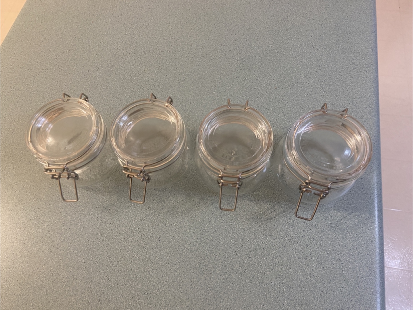Glass Storage Jars with Lids - Set of 4 - photo 3