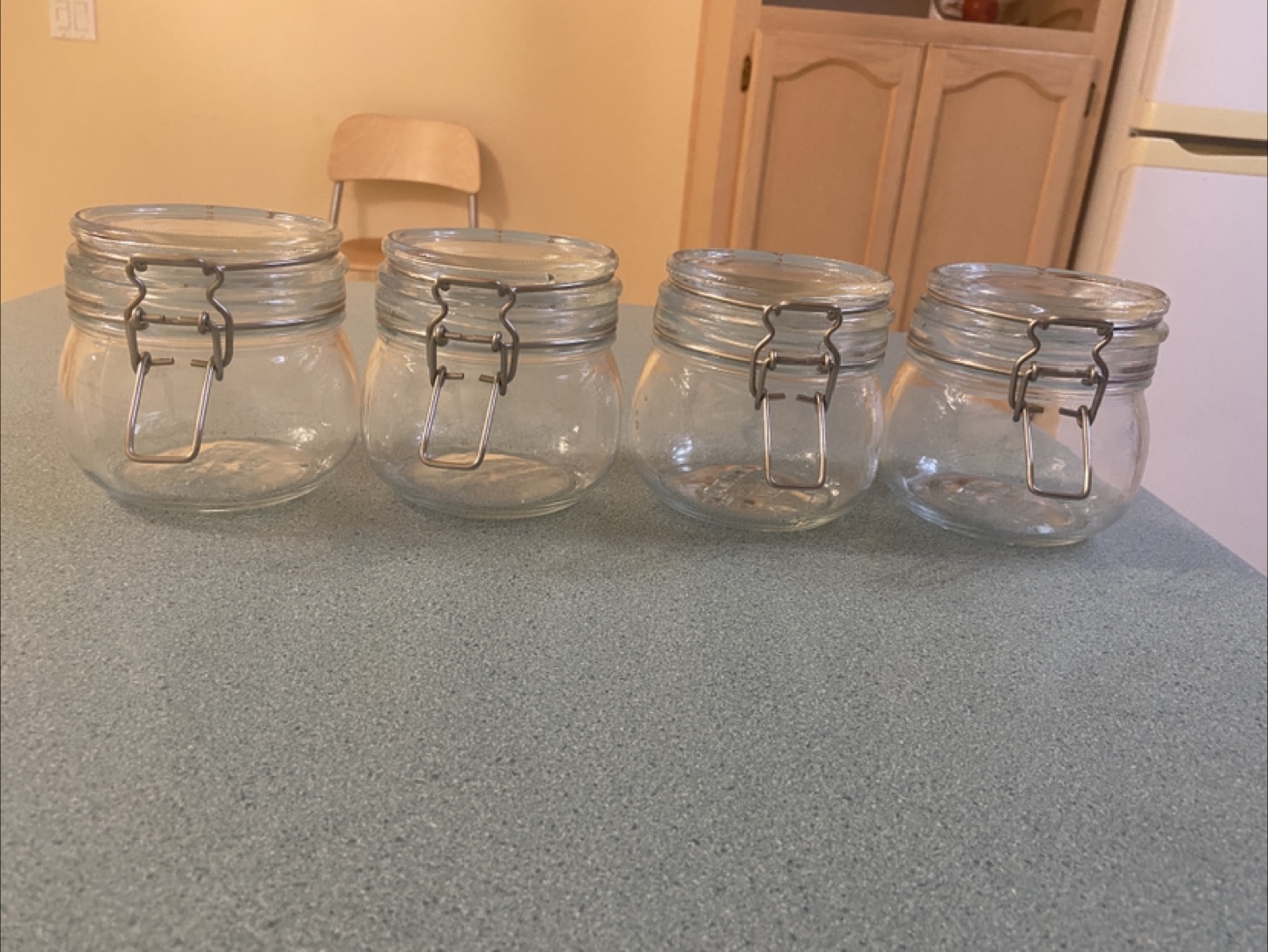 Glass Storage Jars with Lids - Set of 4 - photo 2