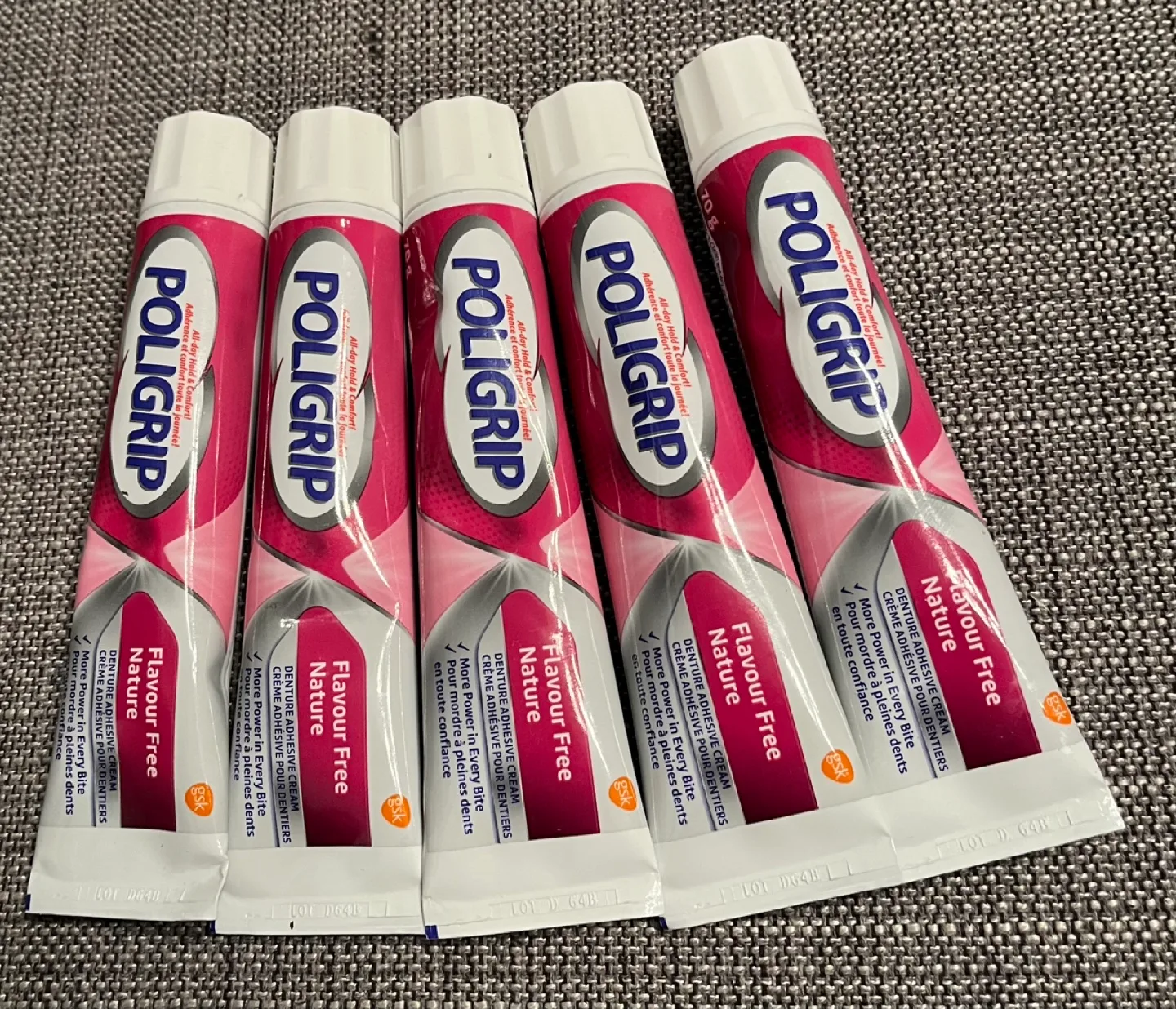 Poligrip Denture Adhesive Cream - Flavour Free, Nature thumbnail