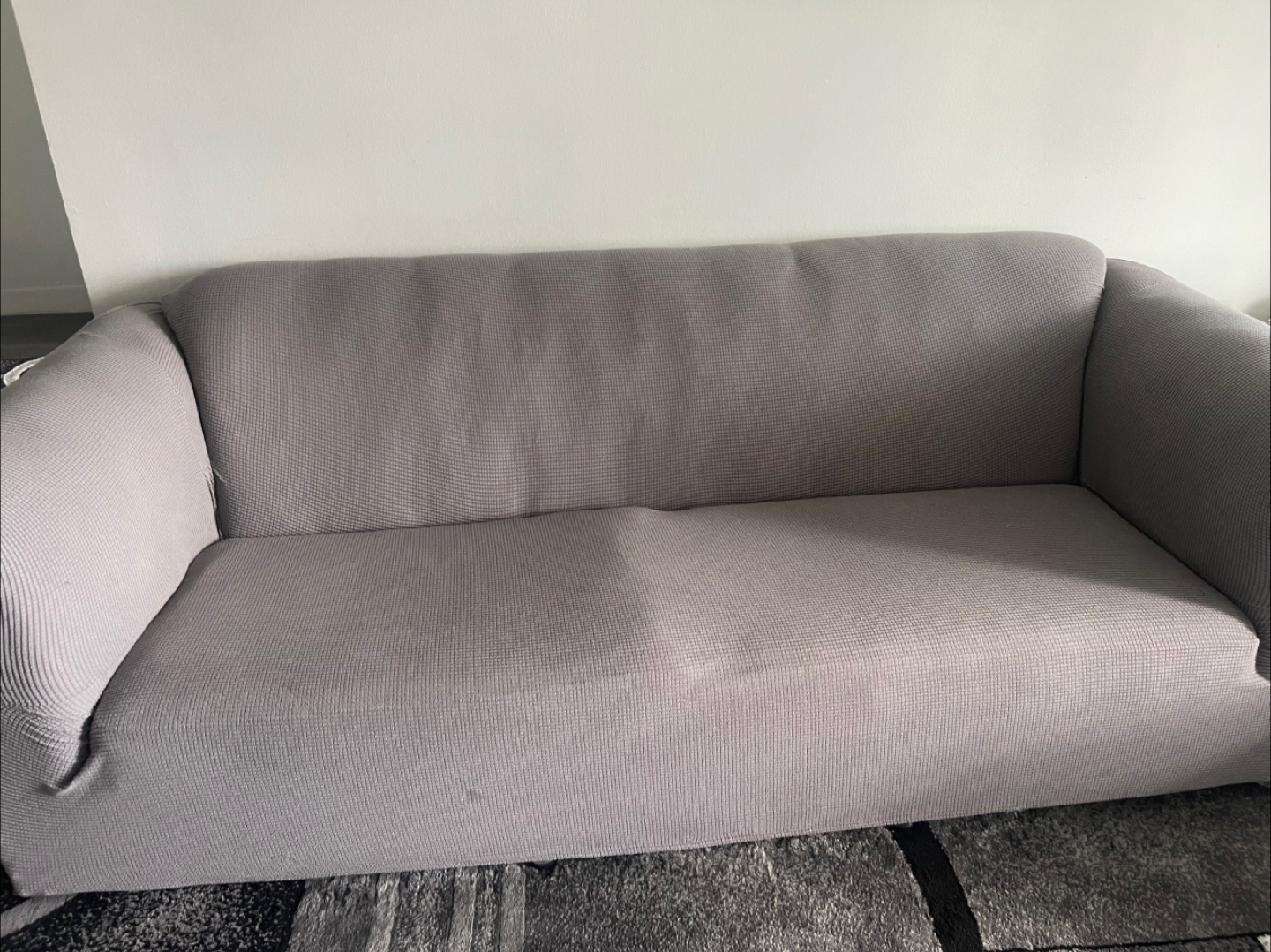 2 Grey Sofa  covers Great Condition! - photo 4