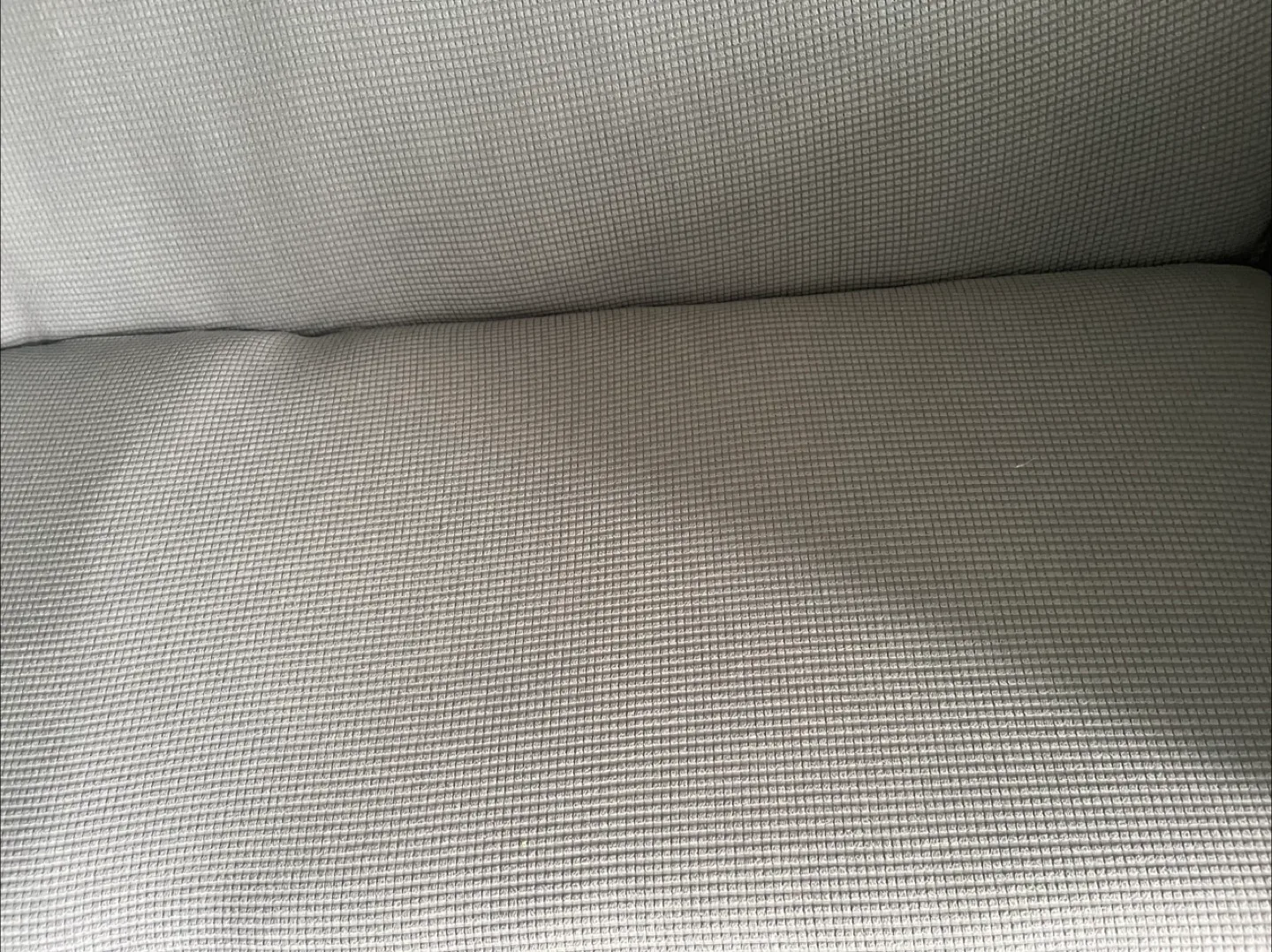 2 Grey Sofa  covers Great Condition! thumbnail