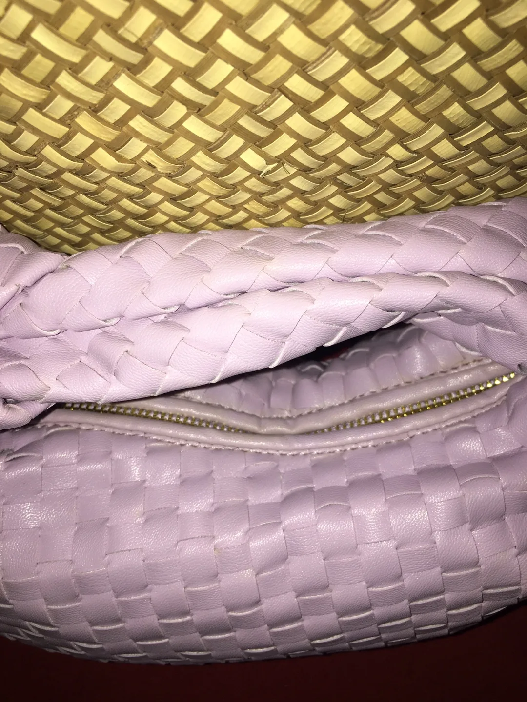 Lilac Woven Knot Bag thumbnail