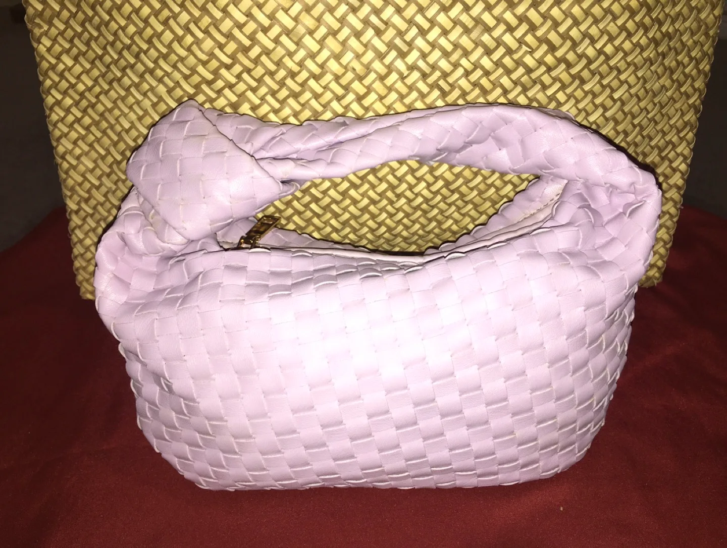 Lilac Woven Knot Bag image indicator(7)