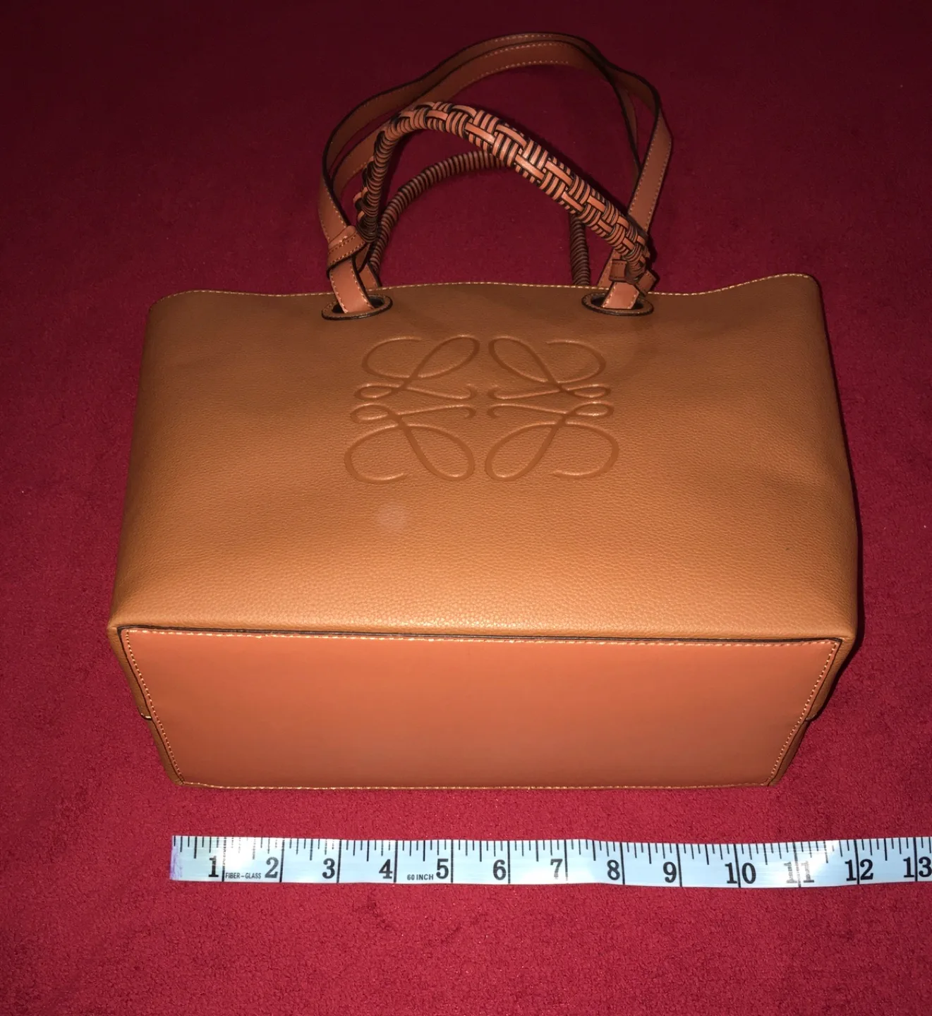 Loewe Tan Leather Tote Bag thumbnail