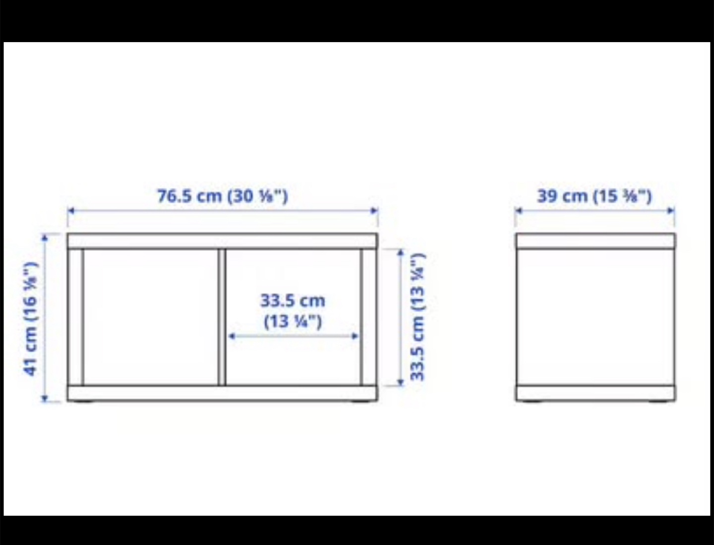 IKEA Kallax Shelf Unit, White - photo 2