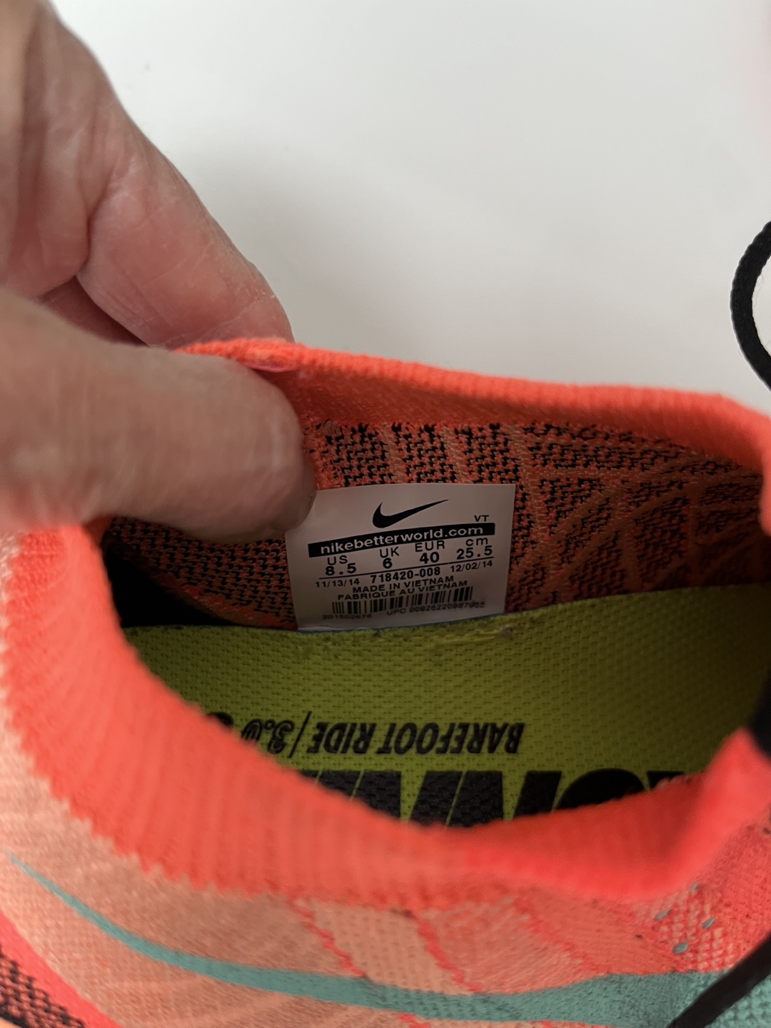 Nike Free RN Flyknit 3.0 - US 8.5 - photo 5