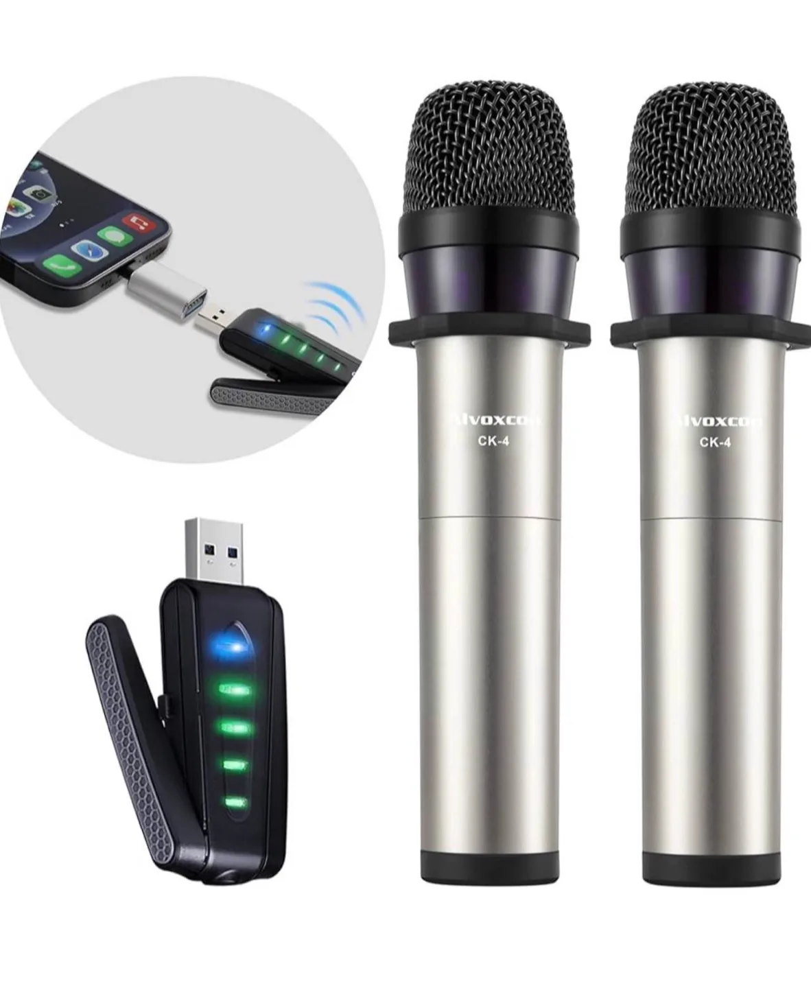 Alvoxcom Dual Wireless Microphone - BNIB thumbnail