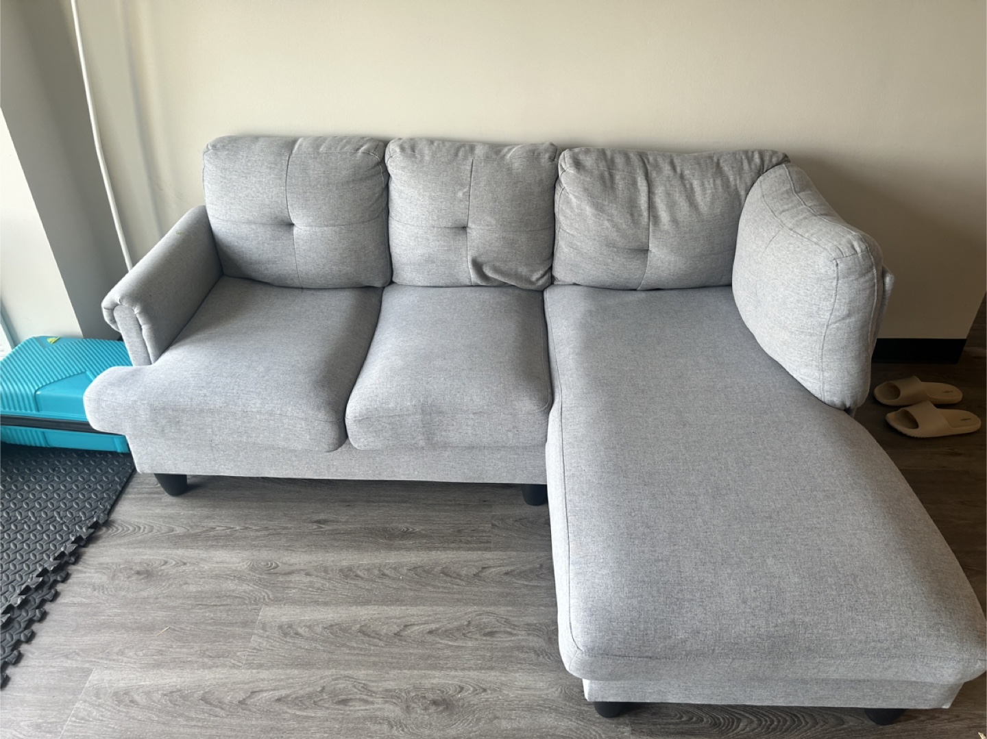 Gray Sectional Sofa - photo 2