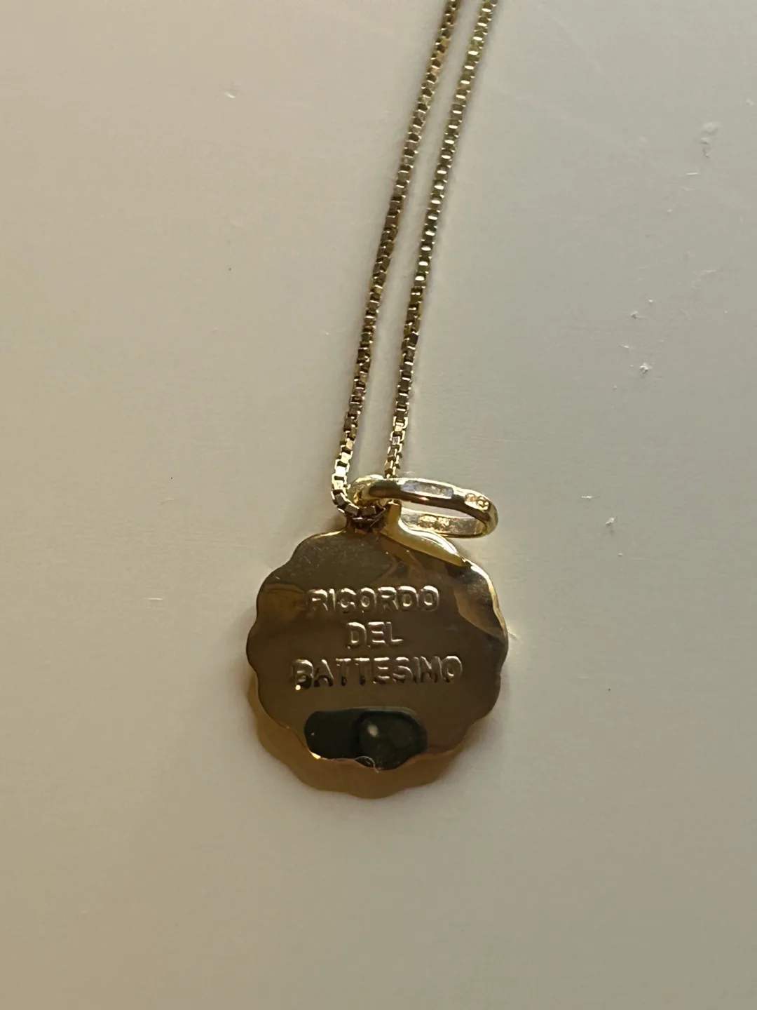 14K Gold Italy Pendant Necklace image indicator(3)