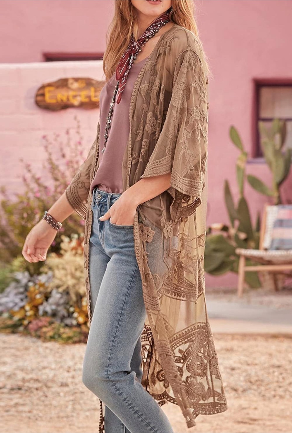 NEW! Lace Kimono Cover-Up - Perfect for Summer! - photo 4