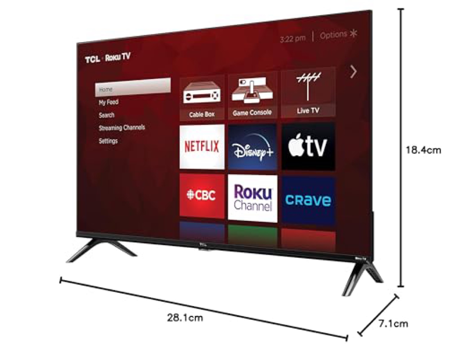 TCL 32" Class 3-Series Roku Smart TV - photo 3