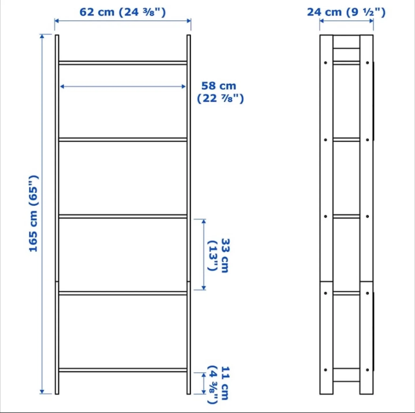 IKEA LAIVA Bookcase - Black-Brown image indicator(2)