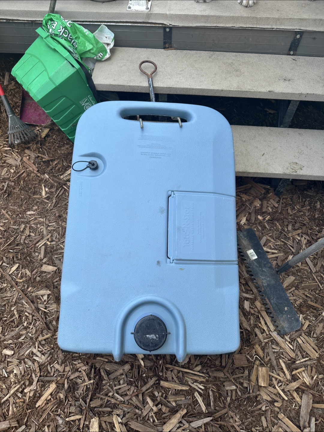 tote-n-stor portable RV waste water tank