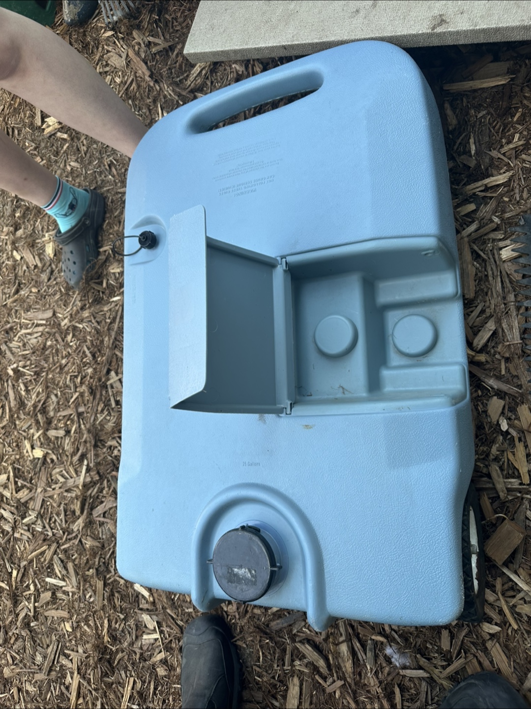 tote-n-stor portable RV waste water tank - photo 3