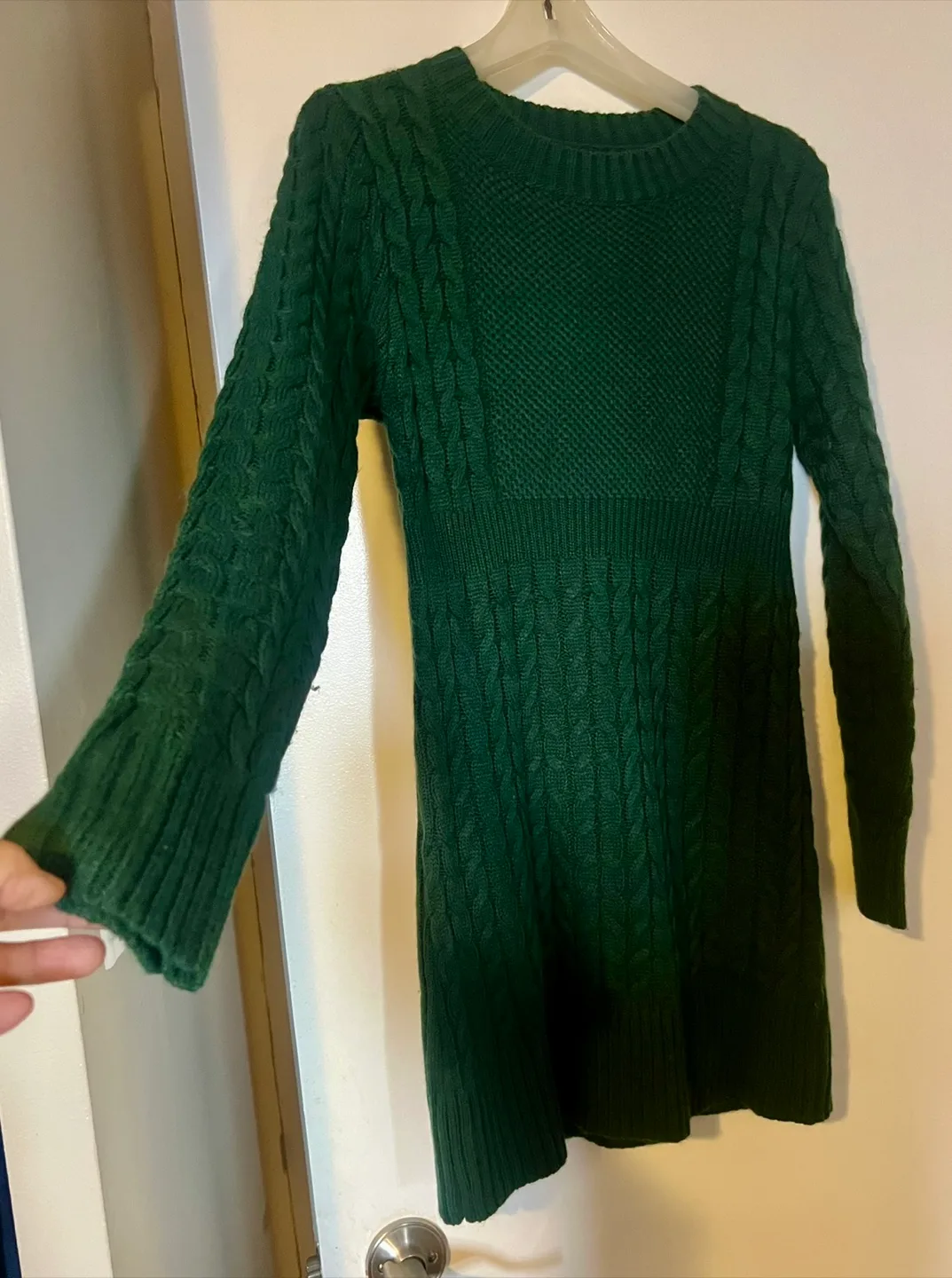 SHEIN Green Knit Dress - Size US 4 image indicator(2)