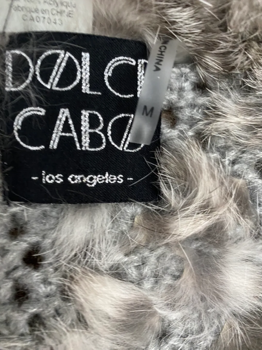 Vintage Rabbit Fur Vest - Size M image indicator(2)