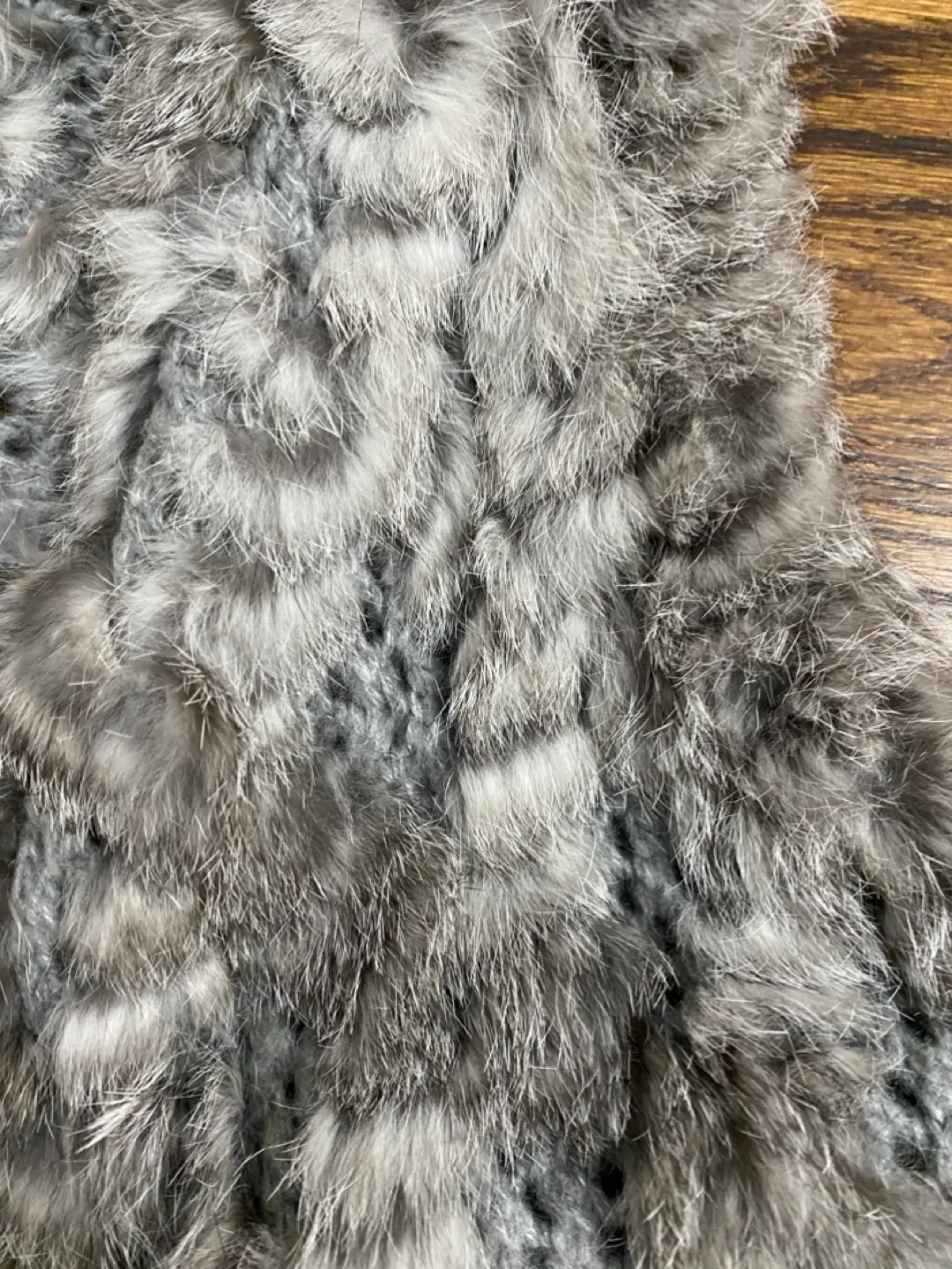 Vintage Rabbit Fur Vest - Size M image indicator(4)