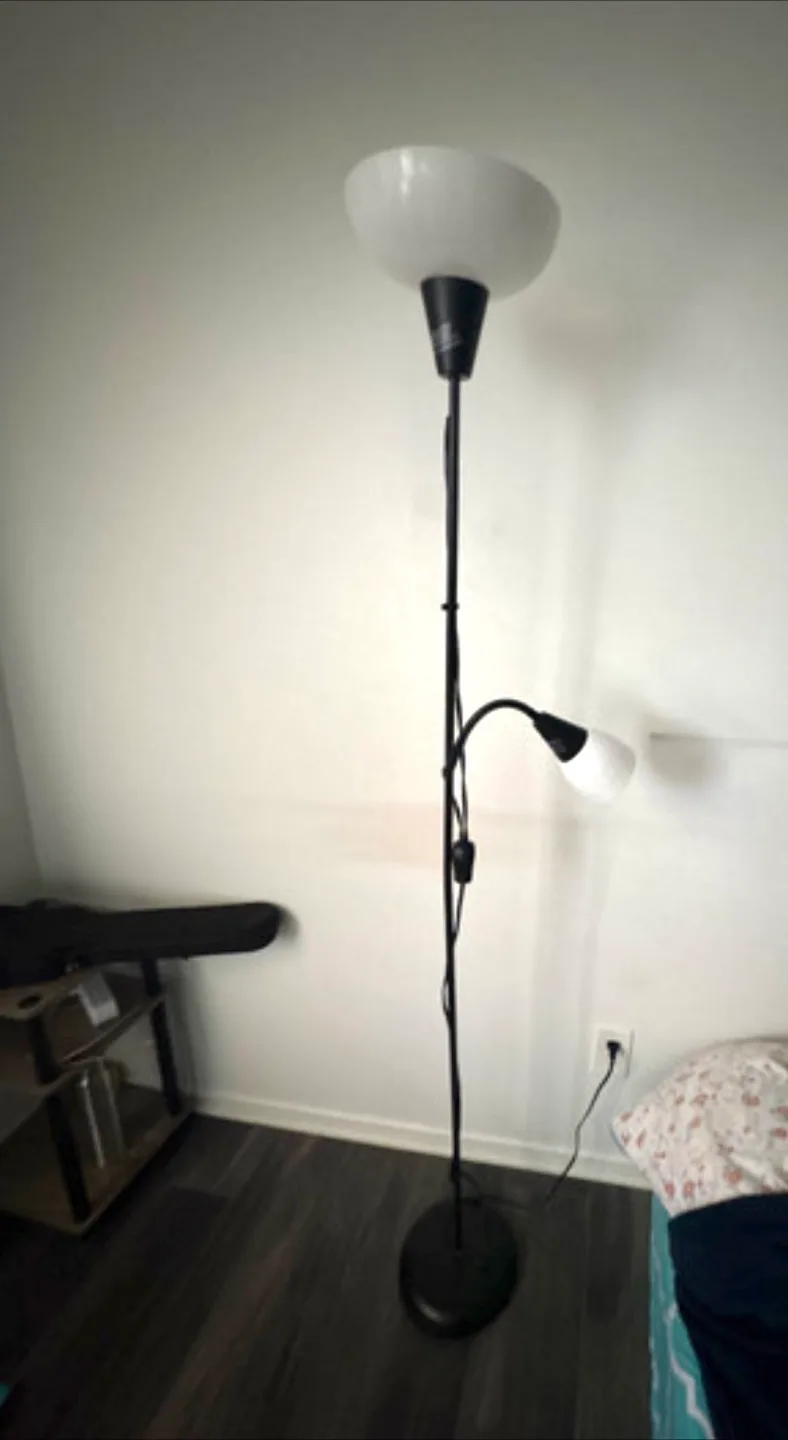 IKEA Floor Lamp with Reading Light thumbnail