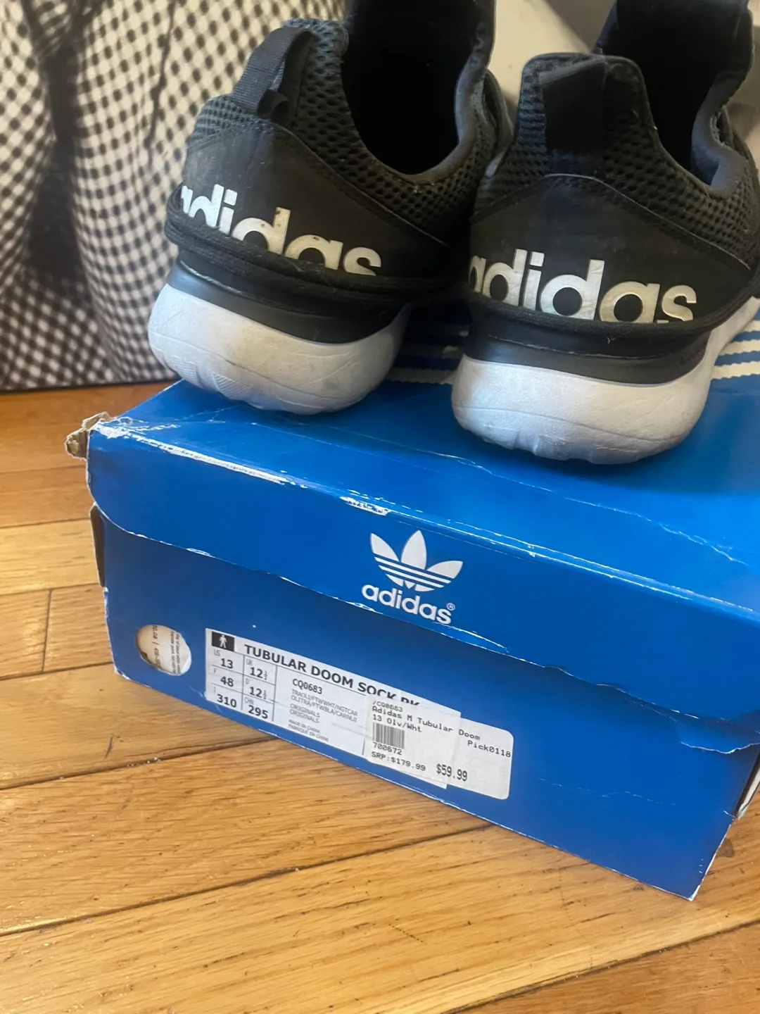 Adidas Tubular Doom Sock PK Size 13 image indicator(2)