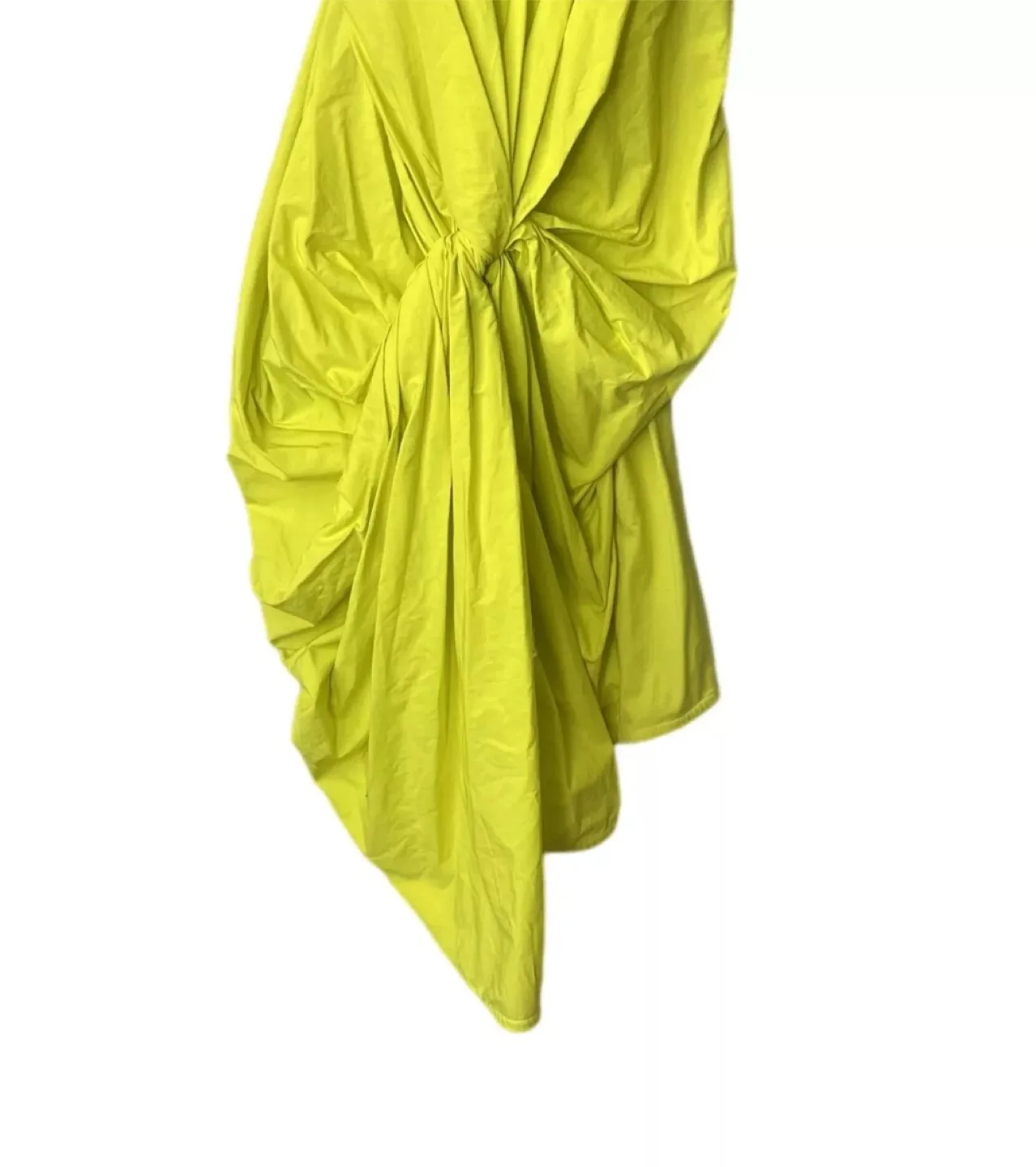 Neon Yellow Zara knotted Dress S image indicator(3)