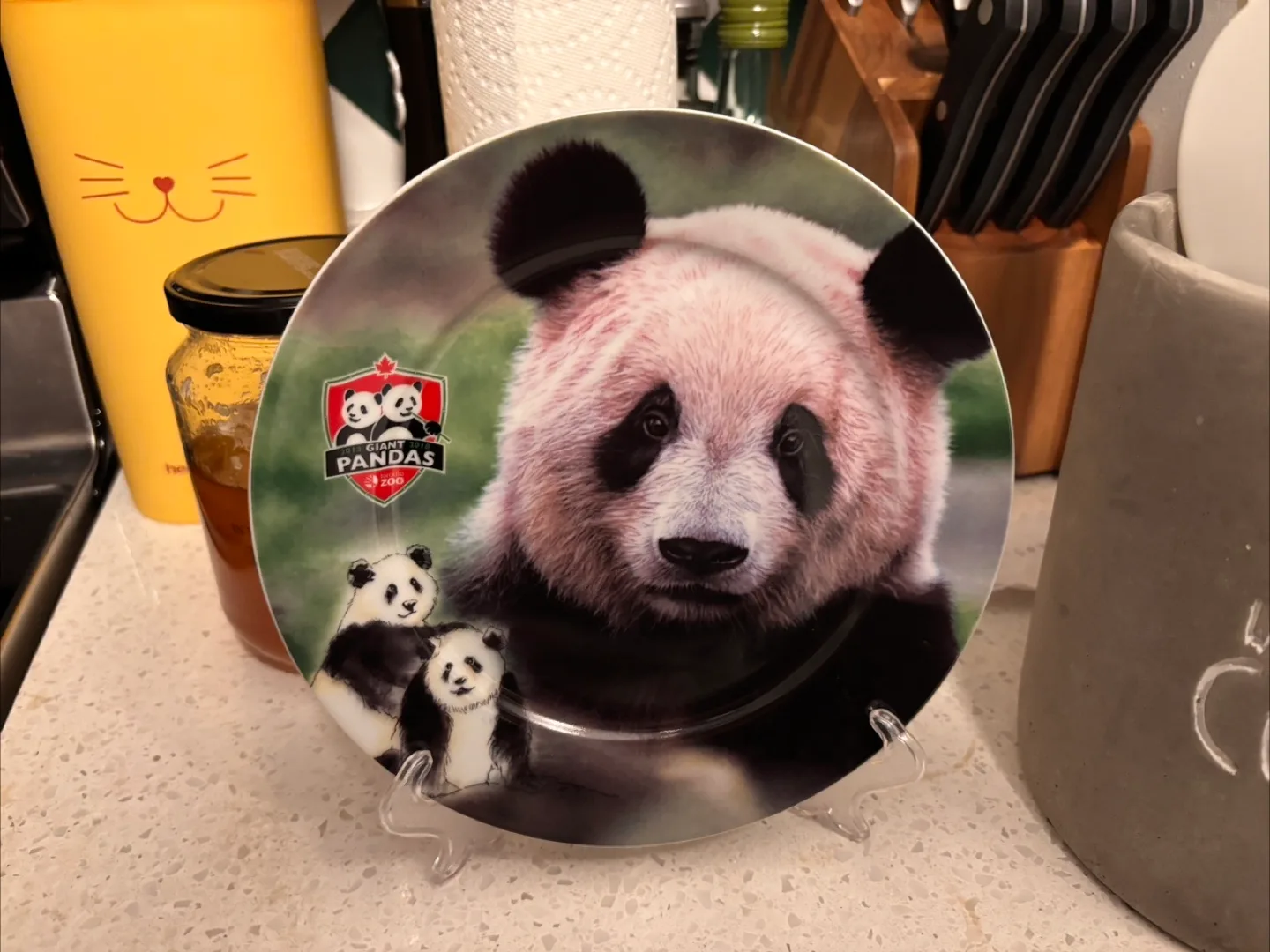 Toronto Zoo Panda 7" Collector Porcelain Plate thumbnail