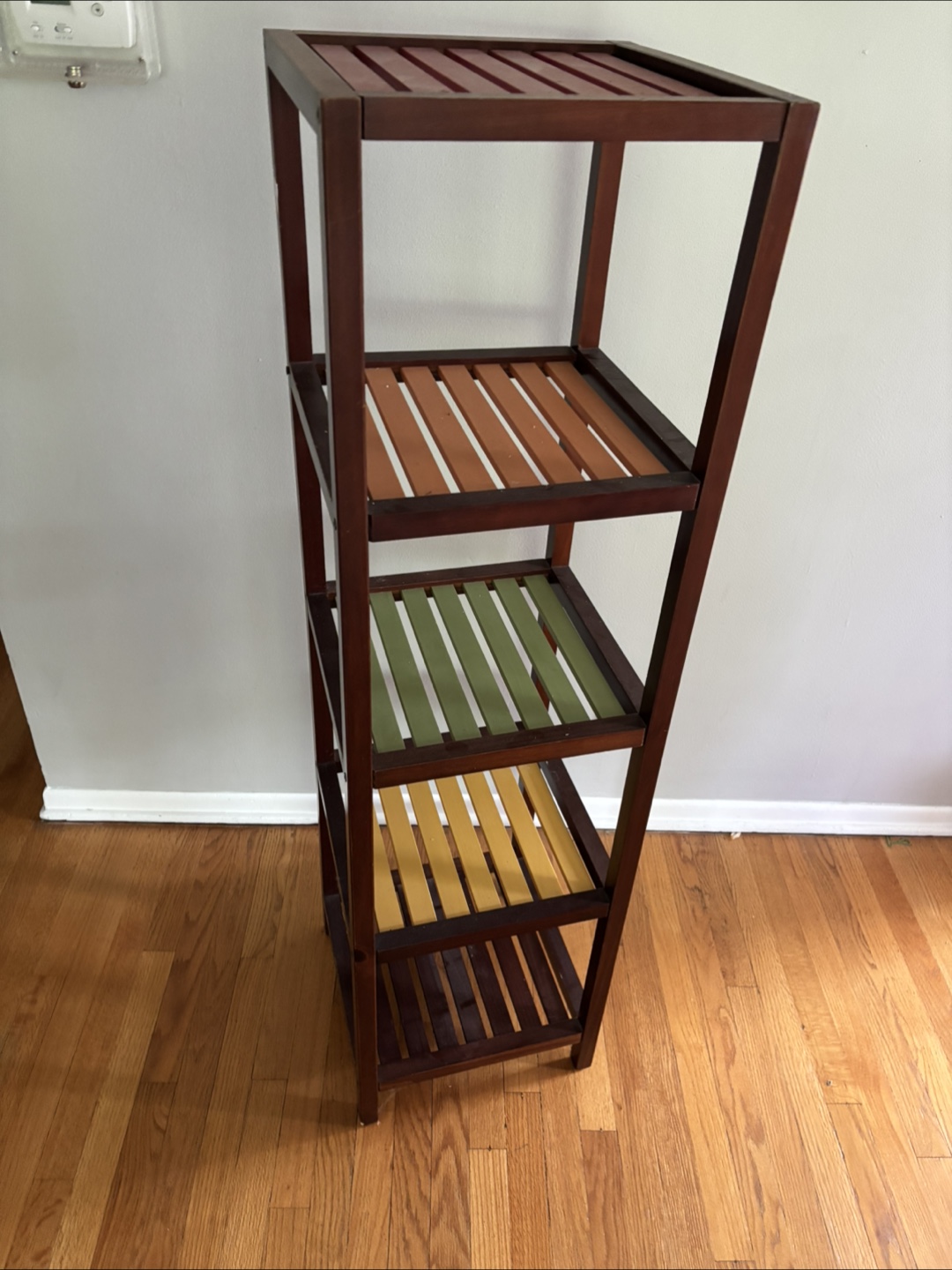 Wooden Shelf Rack - Brown - photo 2