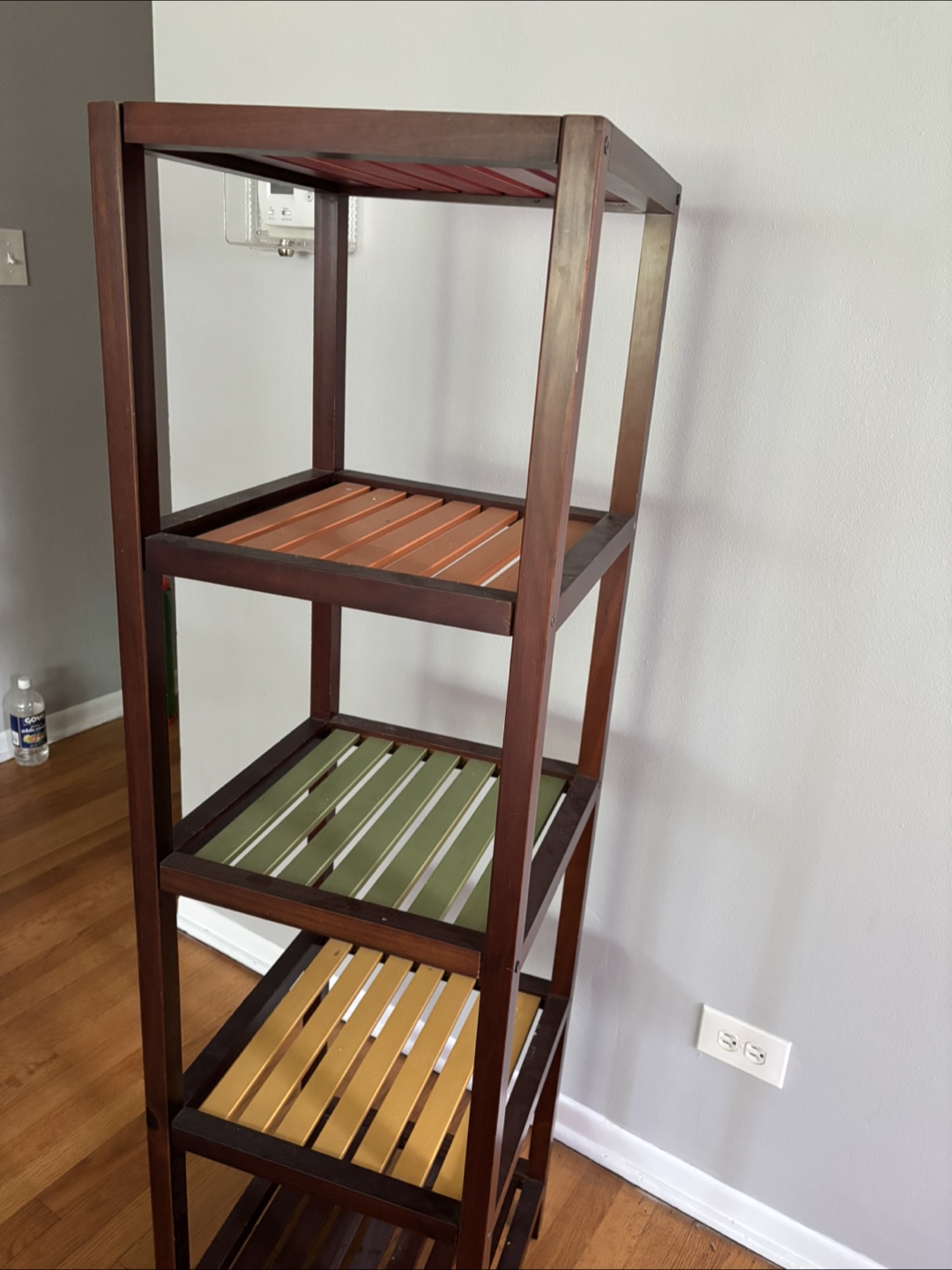Wooden Shelf Rack - Brown - photo 3