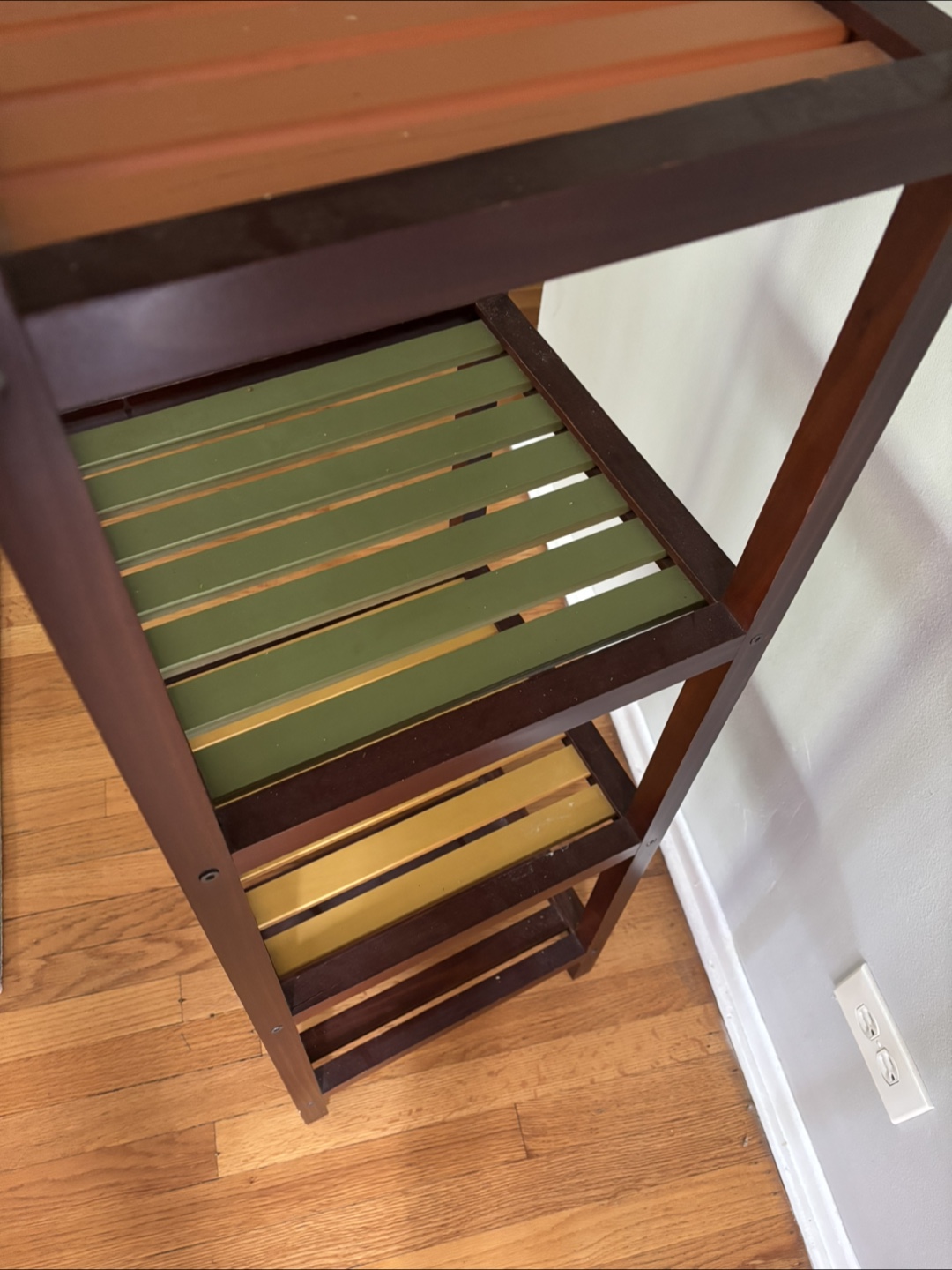 Wooden Shelf Rack - Brown - photo 5