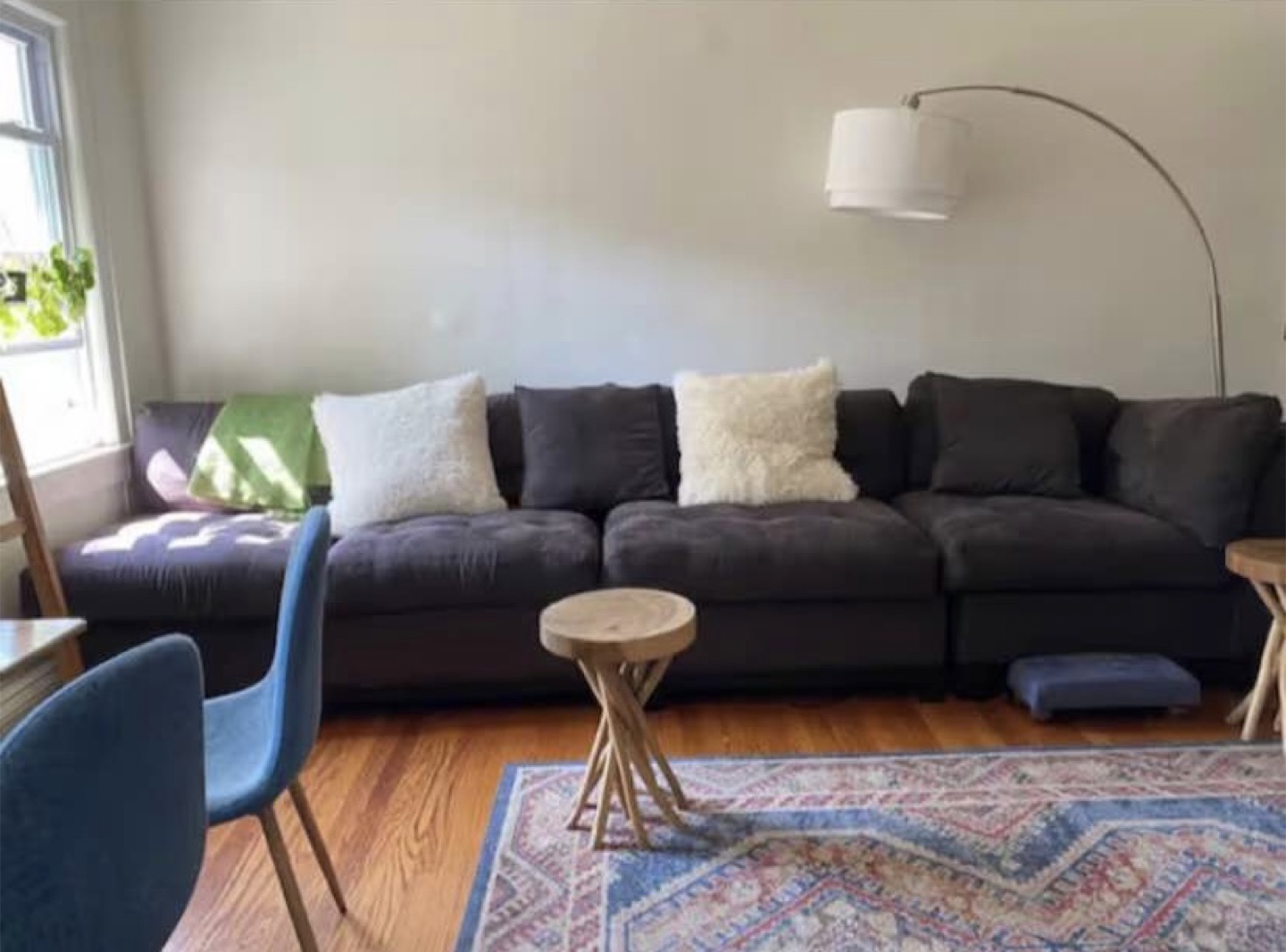 Dark Gray Modular Sectional Sofa