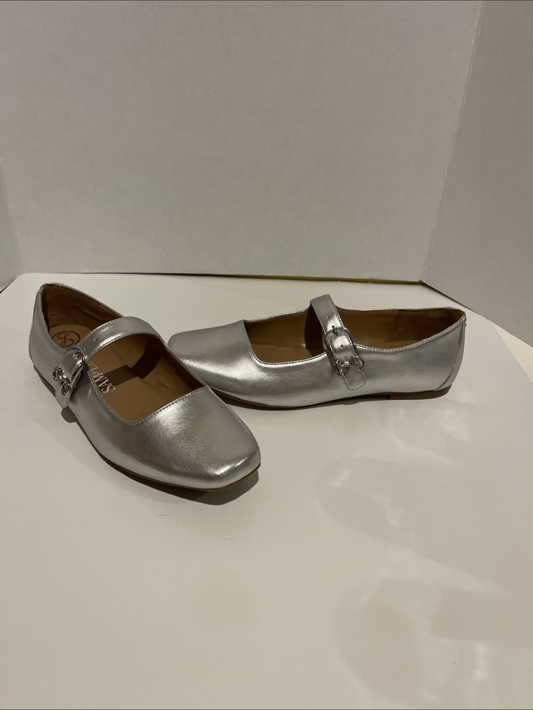 Sam Edelman Silver Mary Jane Shoes