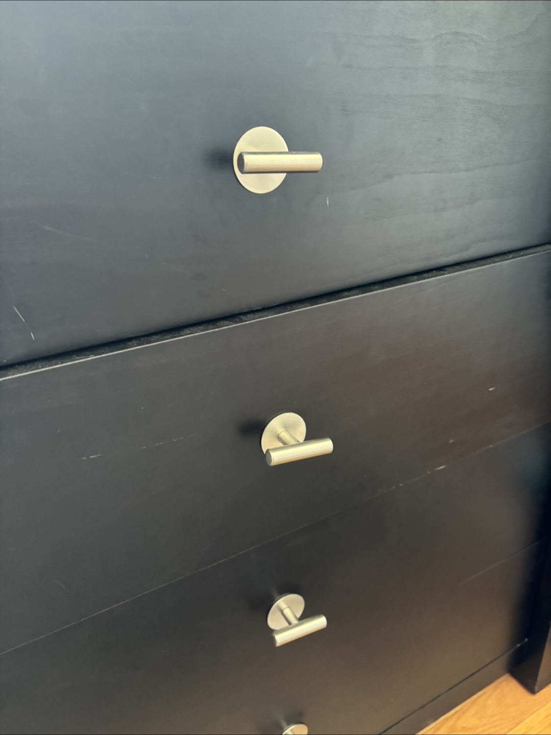 Black 4-Drawer Dresser - photo 3