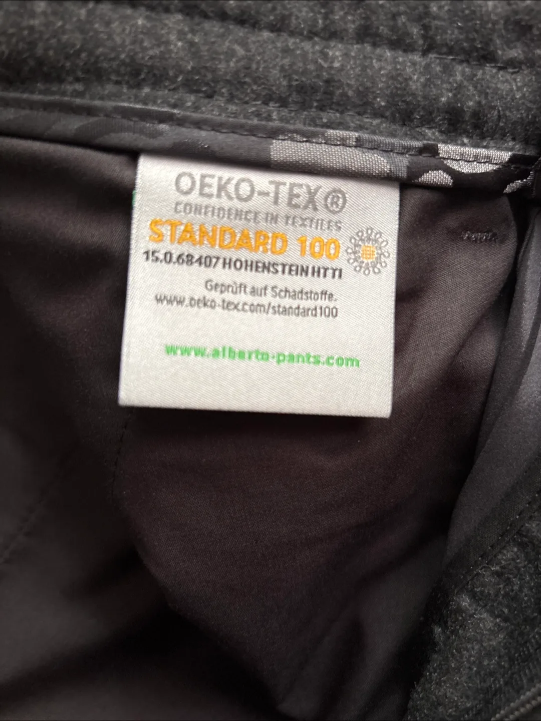 Designer Luxury brand  Alberto House-B Wool Blend Pants W38 L34 image indicator(2)