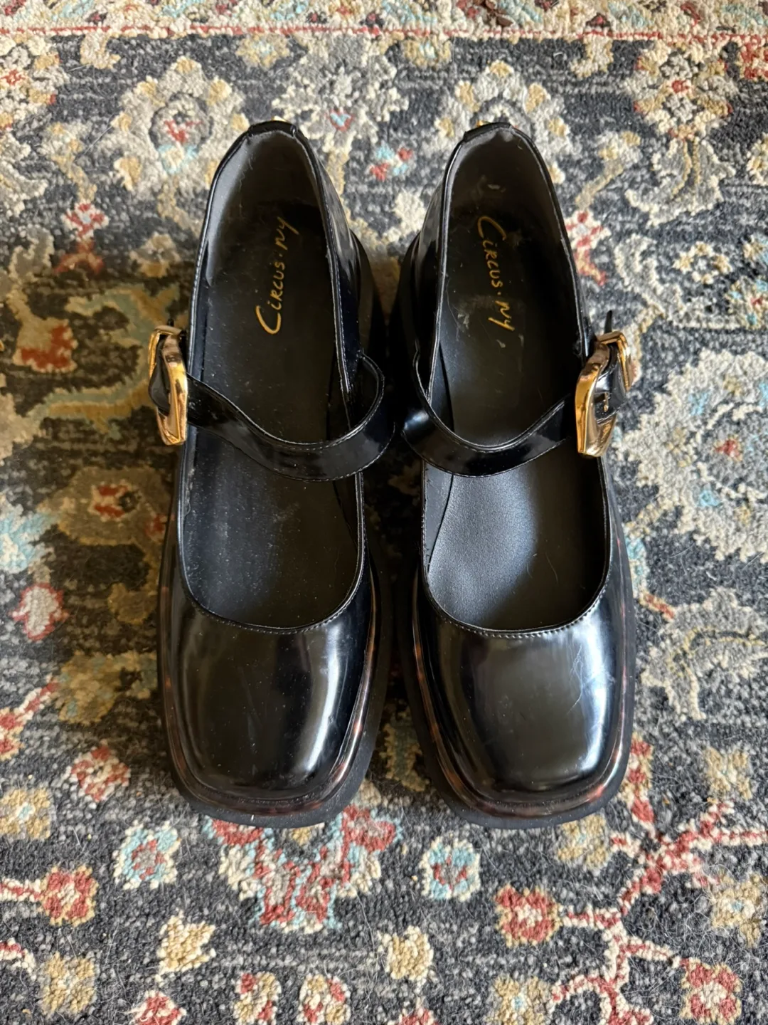 Circus NY Black Platform Mary Janes thumbnail