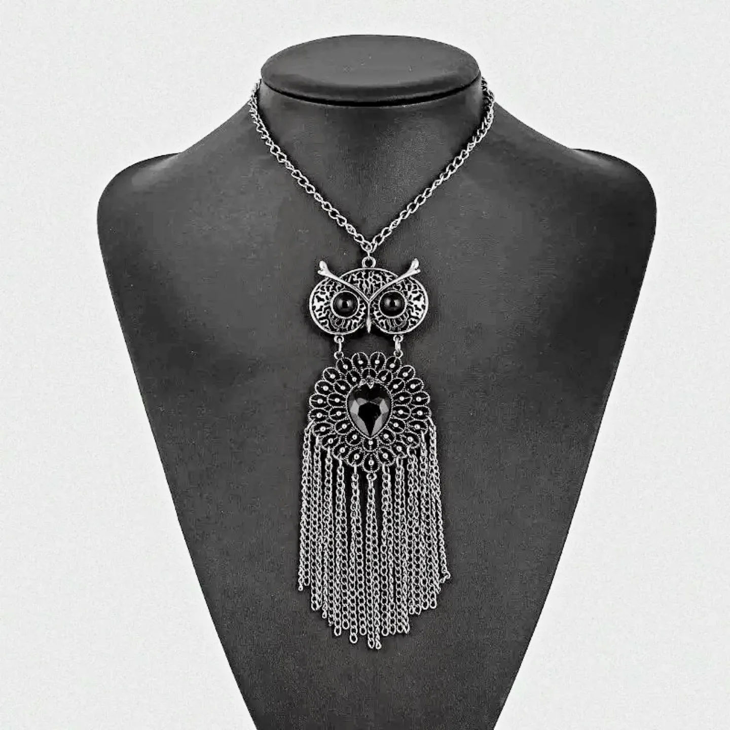 Owl Pendant Necklace thumbnail