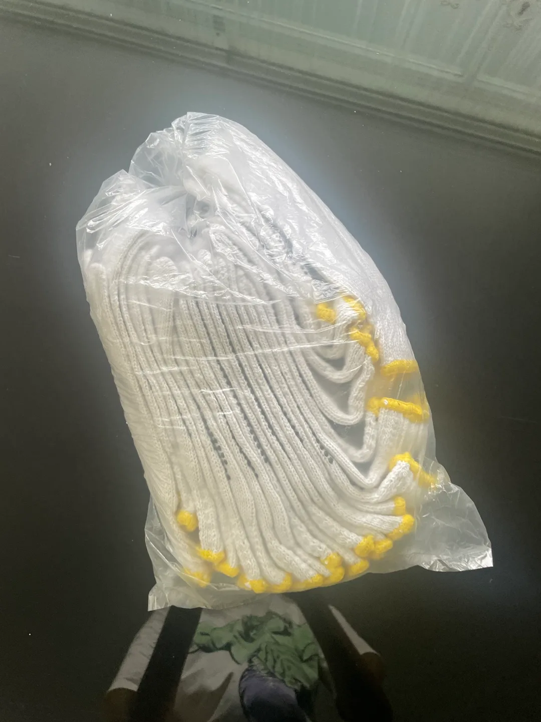 New White Cotton/Polyester Work Gloves image indicator(4)