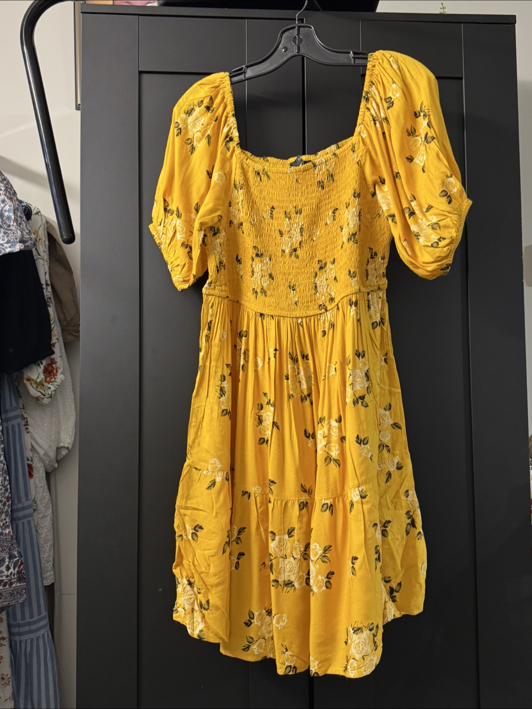 Yellow Floral Dress