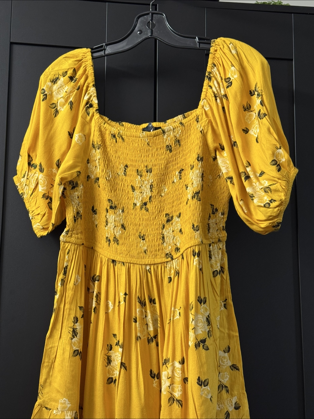 Yellow Floral Dress - photo 2
