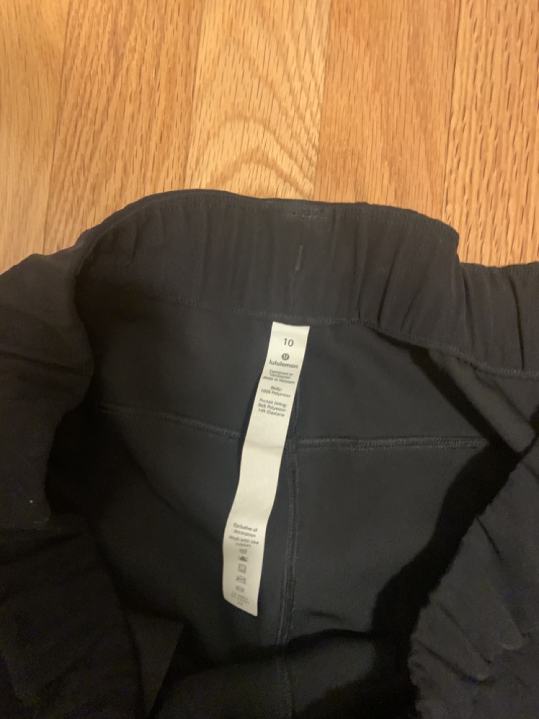 Lululemon Black Jogger Pants - Size 10 - photo 2
