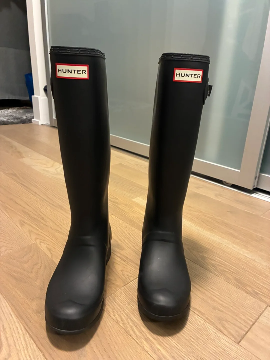 Hunter Black Rain Boots - Women's Size 7 thumbnail