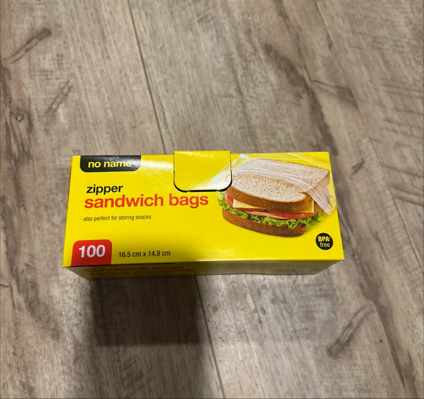 No Name Zipper Sandwich Bags thumbnail